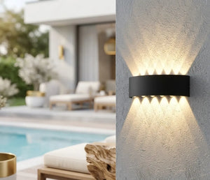 Aplică LED Exterior Napoli – 3000K, Negru