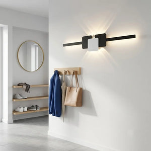 Aplica LED Verona – 10W, 3000K-6500K, 115x600 mm, Negru