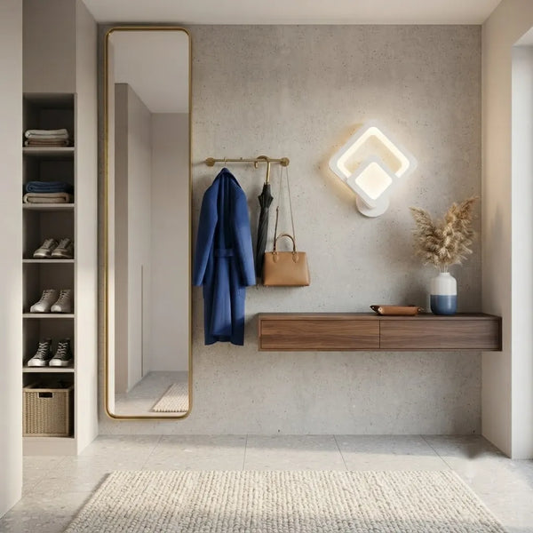 Aplica LED modernă Florenta, lumină reglabilă 3000–6500K, design geometric elegant