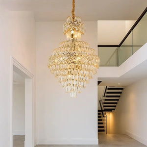 Candelabru Cristal Venetia – 15×E27, Design Multi-nivel Grandios