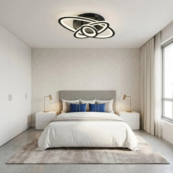 Lustră LED MadridA cu Telecomanda – Lumina Reglabila 3000K–6500K