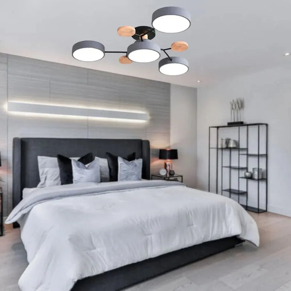 Lustră LED Milano moderna cu Telecomanda – 3000K–6500K