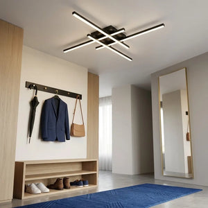 Lustra-Cu-Telecomanda-LED Dimensiune-550x550x120mm Toulouse Putere-80W Culoare-Lumina-3000K-6500K