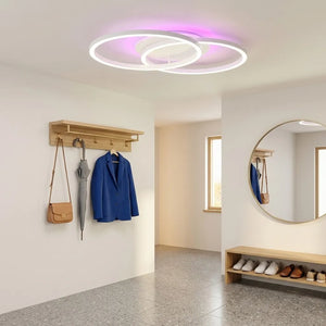 Lustra-LED-Telecomanda Dimensiune-D600mm Sofia Putere-120W Lumina-3000K-4000K-6500K