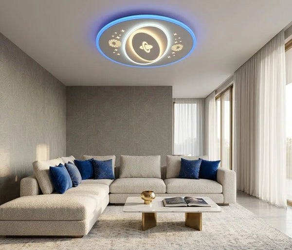 Lustra-LED-Telecomanda Dimensiune-D500MM Ana Putere-90W