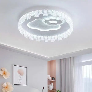 Lustra-Telecomanda-LED Dimensiune-500mm Constanta Putere-90W Lumina-3000K-6000K