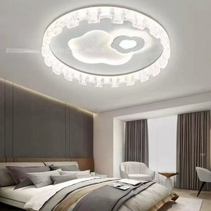 Lustra-Telecomanda-LED Dimensiune-500mm Nicoleta Putere-90W Lumina-3000K-6000K