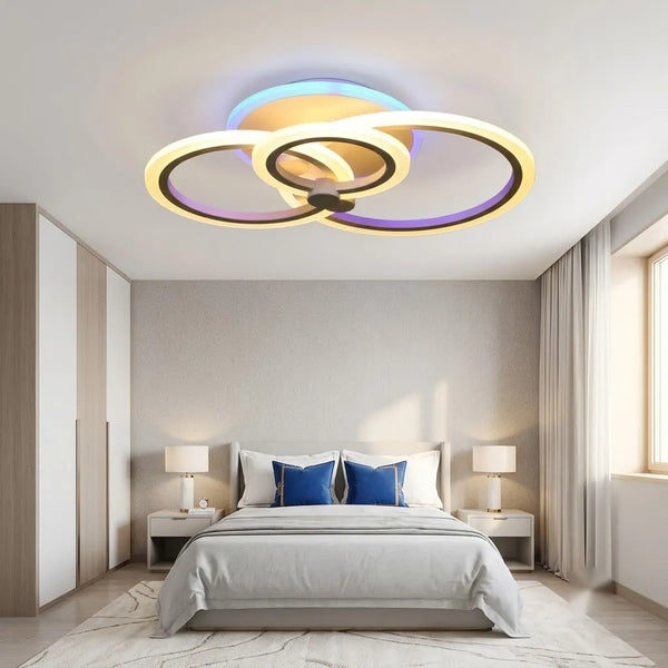 Lustra cu Telecomanda Monaco – 66W, RGB, 3000K–6500K