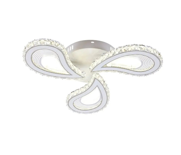 Lustră LED Teodora – 90W, Design Modern cu 3 Brațe și Telecomandă
