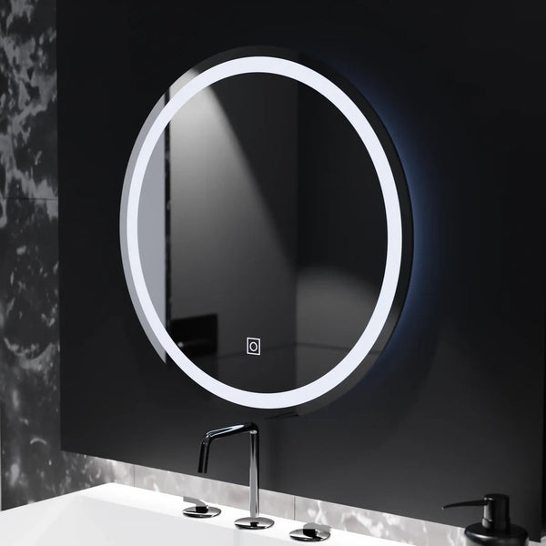 Oglinda LED Napoli Rotunda, 70cm, Basic Touch