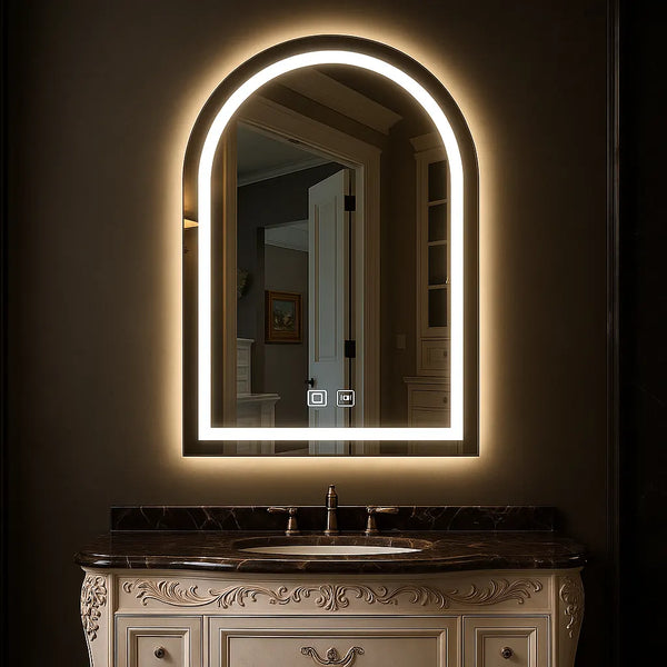 Oglinda LED Touch cu Milano Dezaburire, 80x50cm
