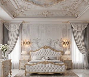 Aplica de Perete Roma Auriu, 2×E14, cu Cristale