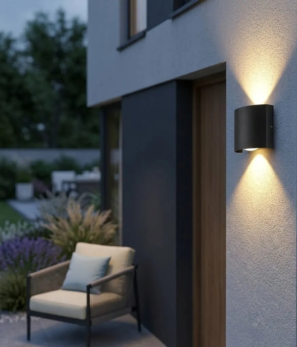 Aplică LED Exterior Ana – 3000K, Negru