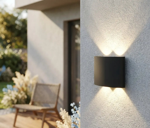 Aplică LED Exterior Roma – 3000K, Negru
