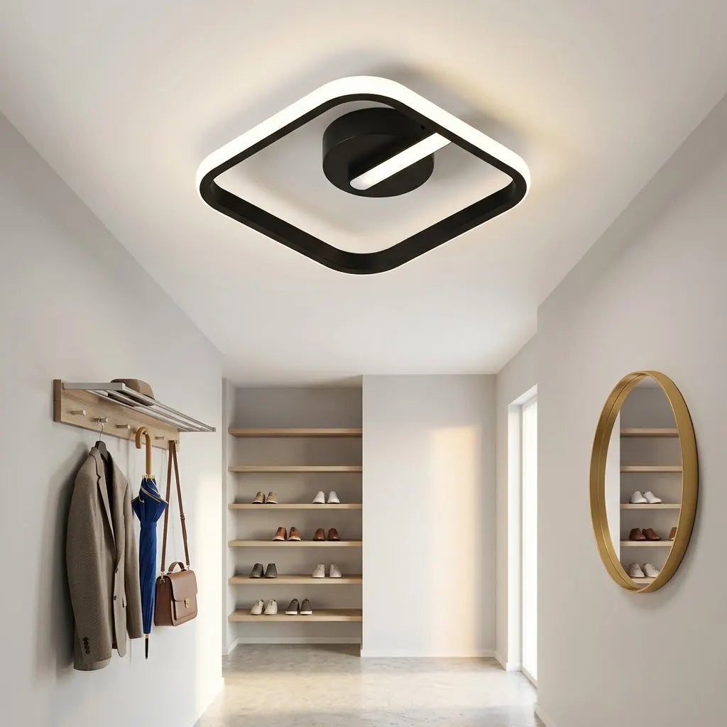 Aplica-LED Dimensiune-200x200mm Porto Putere-24W Lumina-3000K-6500K