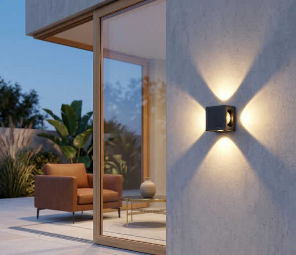 Aplica Exterior, Florenta 4W, IP44, Lumina Rece 6500K, Design Modern