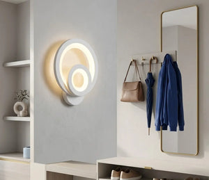 Aplica LED decorativă Sibiu, lumină reglabilă 3000–6500K, formă geometrică modernă