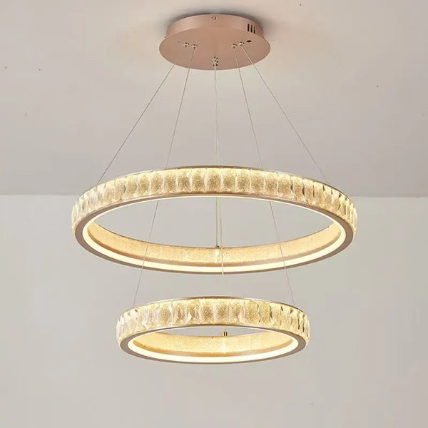 Candelabru Cristal Florenta , KENSINGTON Magno, 111W, Auriu, 2 elemente, Inaltime reglabila, Lumina Calda/Rece/Neutra