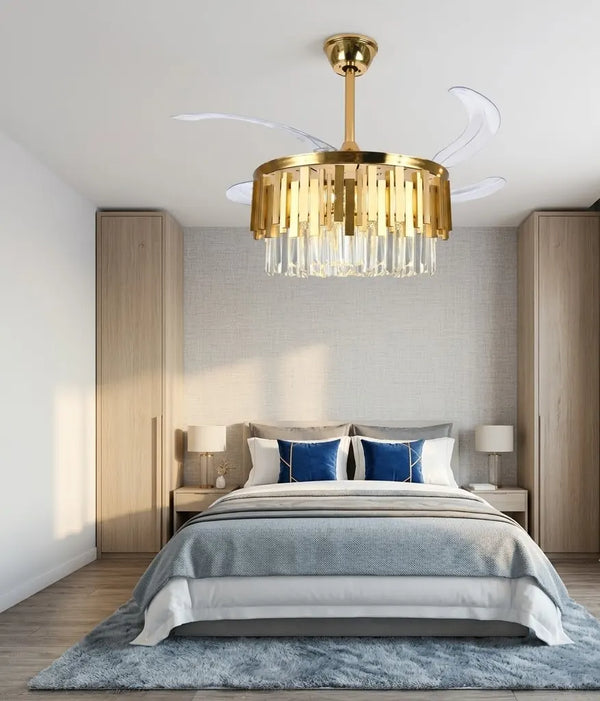 Candelabru cu Ventilator LED – 96W