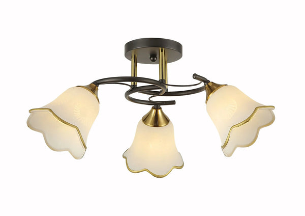 Lustra E27 Fara Bec Irina – D570×270 mm, 3×E27 max 40W