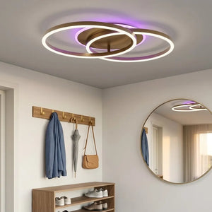 Lustra-LED-Telecomanda Dimensiune-D600mm Gabriela Putere-120W Lumina-3000K-4000K-6500K