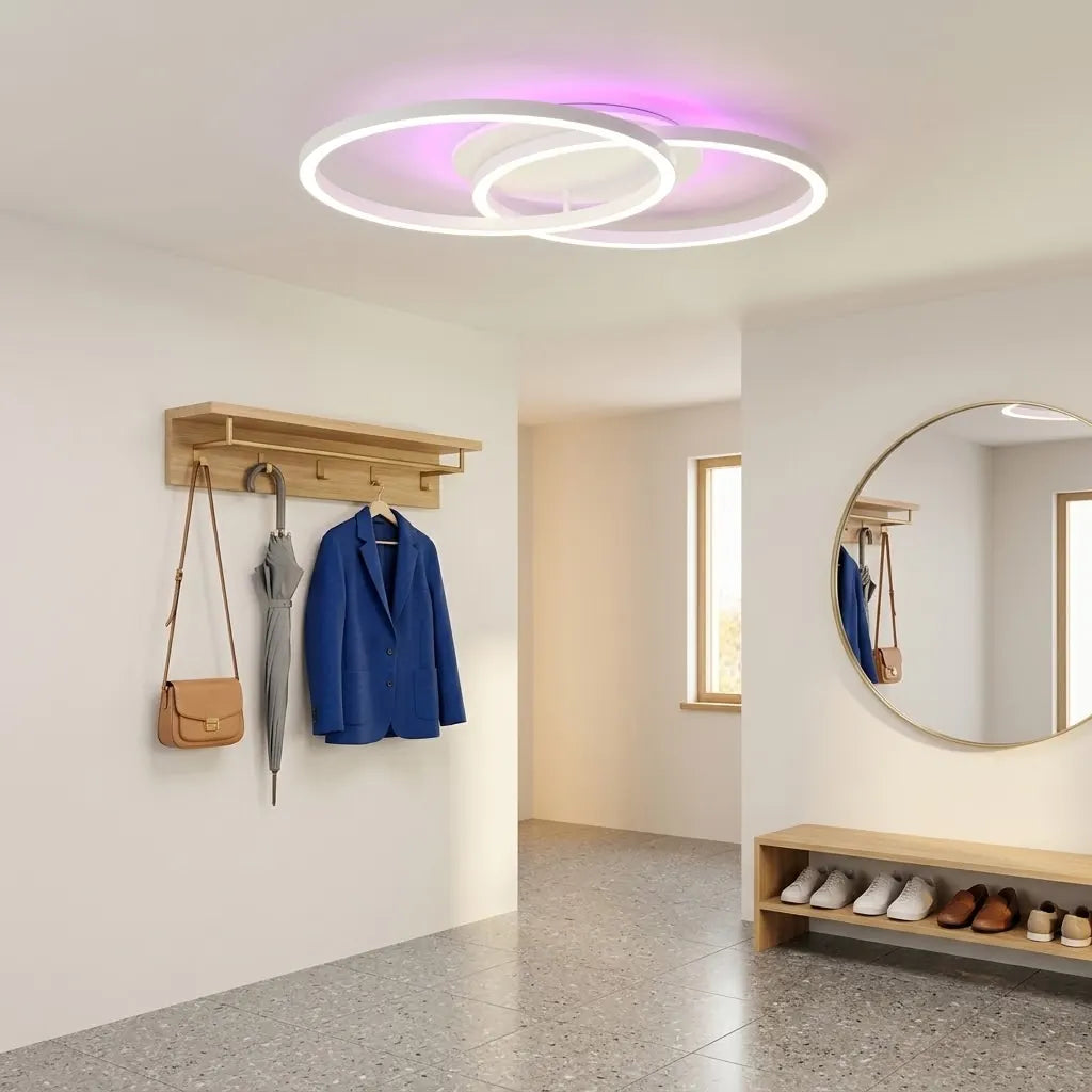 Lustra-LED-Telecomanda Dimensiune-D600mm Sofia Putere-120W Lumina-3000K-4000K-6500K