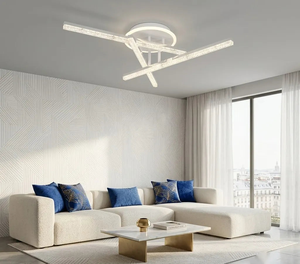 Lustra-LED-Telecomanda Putere-80W Barcelona
