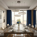 Lustra-LED-Telecomanda Dimensiune-1400x1100xH1000mm Bucuresti Putere-216W Lumina-3000K-4000K-6500K