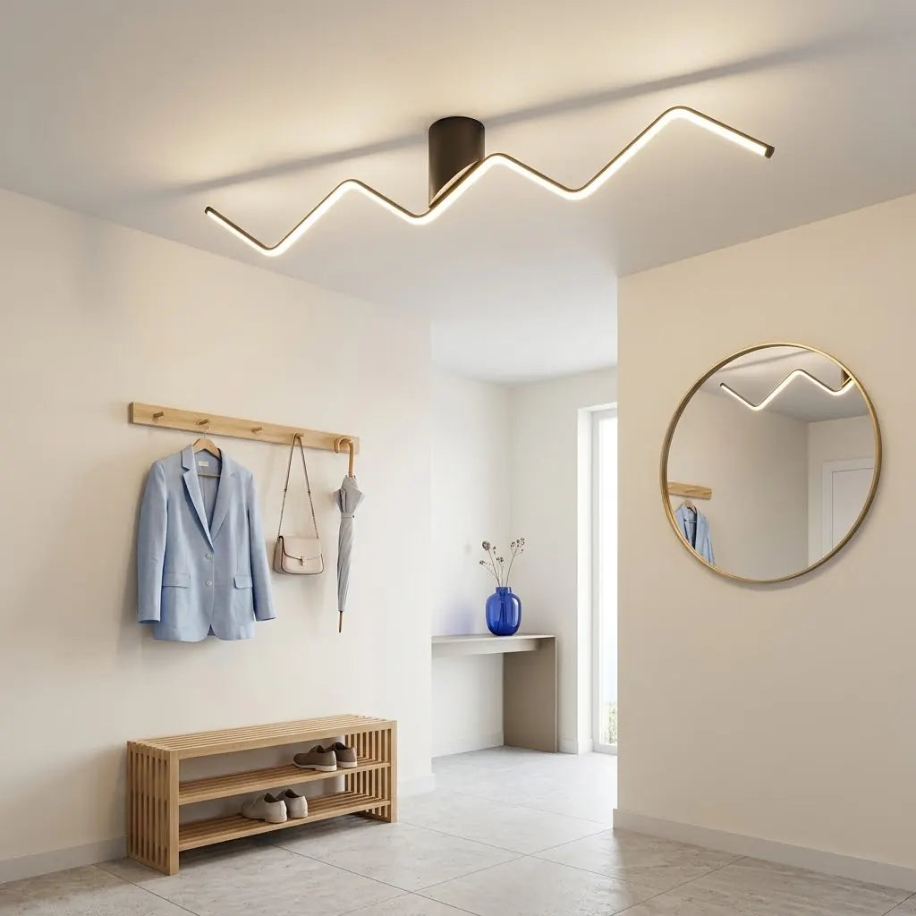Lustra-LED-Telecomanda Dimensiune-1200xH250mm Amsterdam Lumina-3000K-4000K-6500K