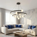 Lustra-LED-Telecomanda Dimensiune-D600xH1000mm Cristina Lumina-3000K-4000K-6500K