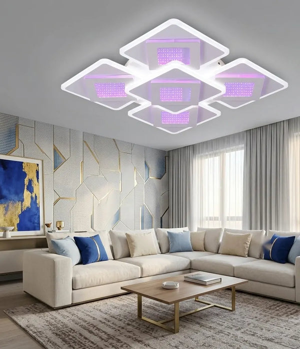 Lustra-LED-Telecomanda Dimensiune-D500MM Madrid Putere-90W