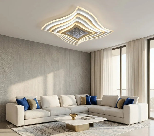 Lustra-LED-Telecomanda Dimensiune-D400MM Venetia Putere-80W