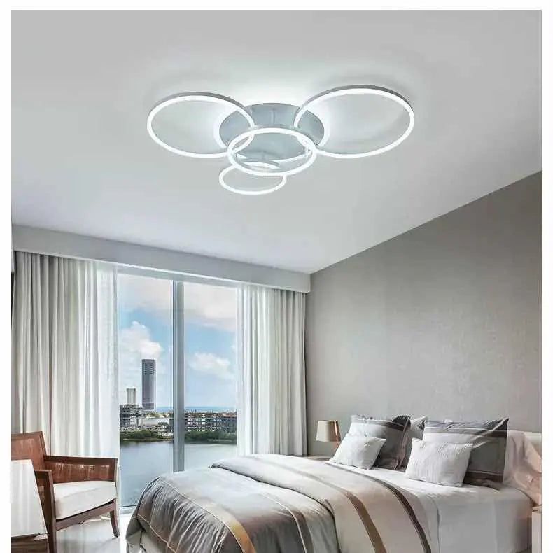 Lustra-LED-Telecomanda Dimensiune-D100cm Milano Putere-200W Lumina-3000K-4000K-6500K