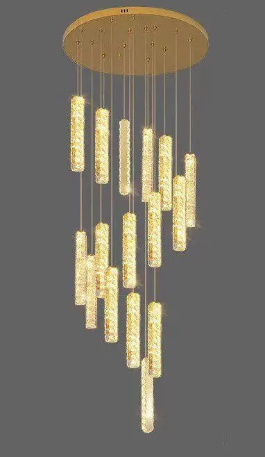 Lustra LED Verona cu Telecomanda – 384W, D400x2000 mm, 3000K-6500K
