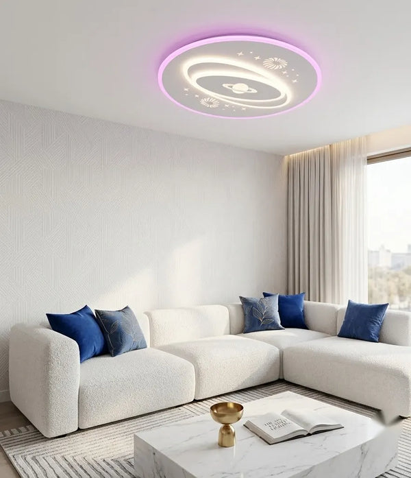 Lustra-LED-Telecomanda Dimensiune-D400MM Porto Putere-80W