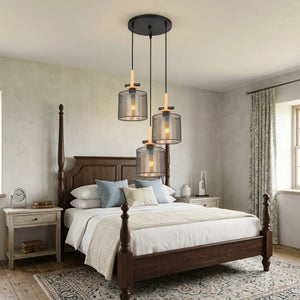 Lustra-Rustica Dimensiuni-300xH1600mm Toulouse Bec-Nu-Inclus