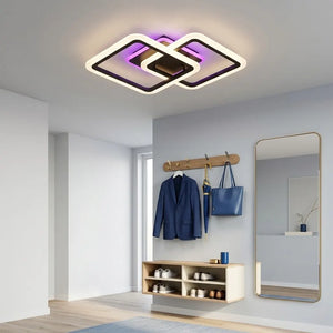 Lustra-Telecomanda-LED Dimensiune-D500mm Bianca Putere-60W Lumina-3000K-6500K