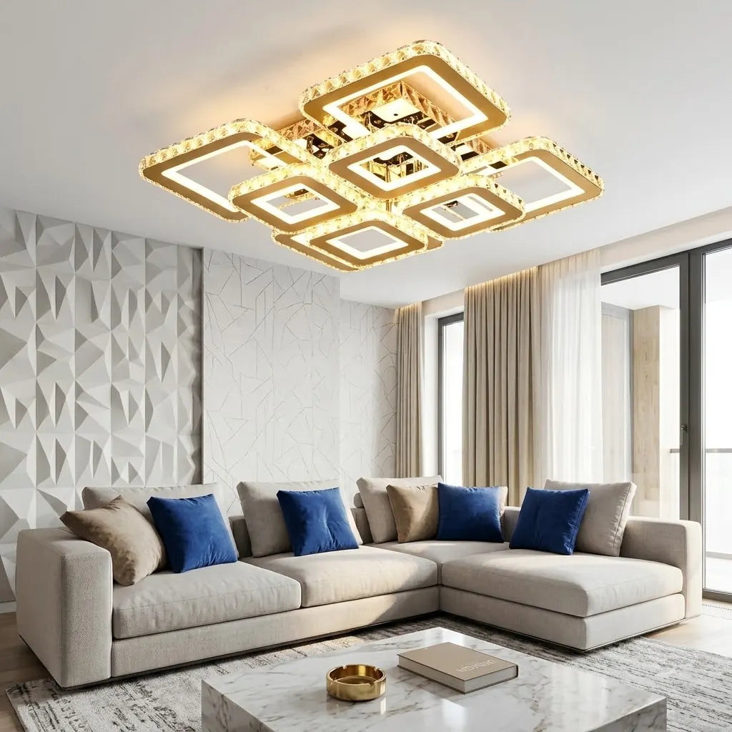 Lustra-Telecomanda-LED Dimensiune-100cm Victoria Putere-180W Lumina-3000K-6000K
