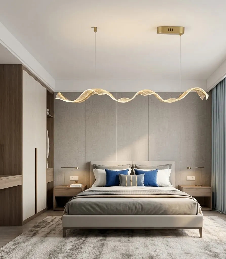 Lustră LED Barcelona cu Telecomanda – 60W, L1000 mm, Liniar, 3000K–6500K