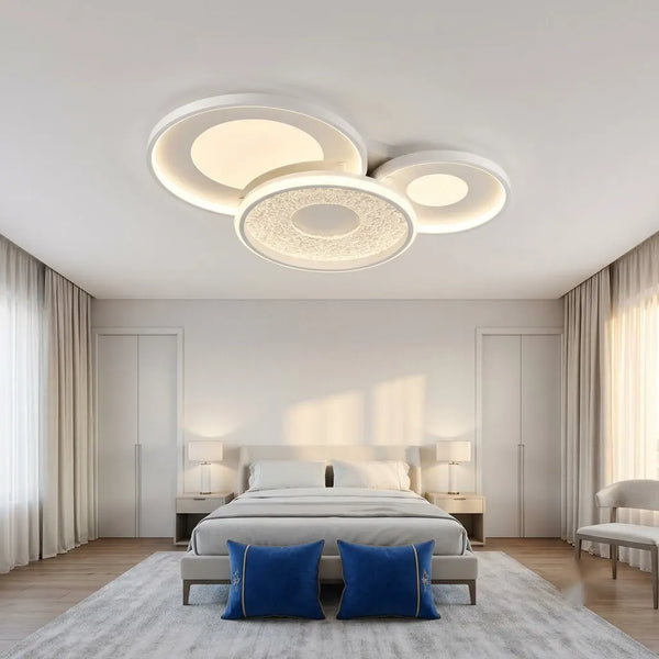 Lustră LED Valencia cu Telecomanda – 140W, 650×450×9 mm, 3000K–6500K