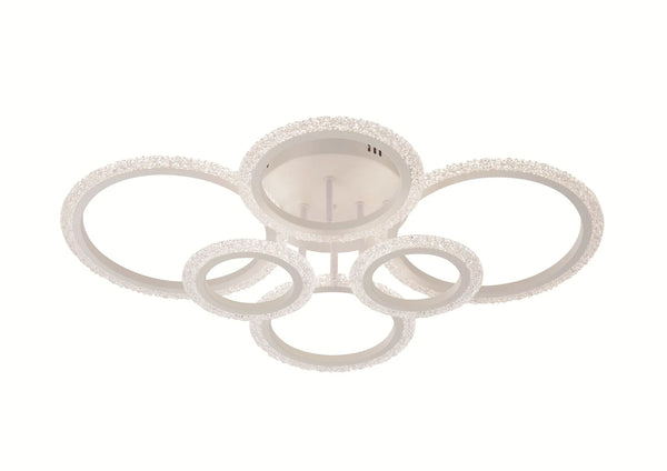 Lustră LED Praga cu Telecomanda – 112W, D670×500×160 mm, 3000K–6500K