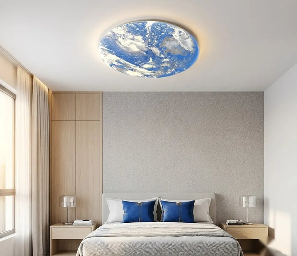 Lustră LED Barcelona – 96W, 3000K–6500K, Earth