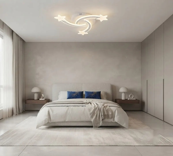 Lustra LED Monaco 66W cu telecomandă, Ø700 mm, lumină reglabilă 3000K–6500K –