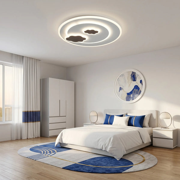Lustra LED Milano 22W, lumina Rece/Calda/Neutra, Alb