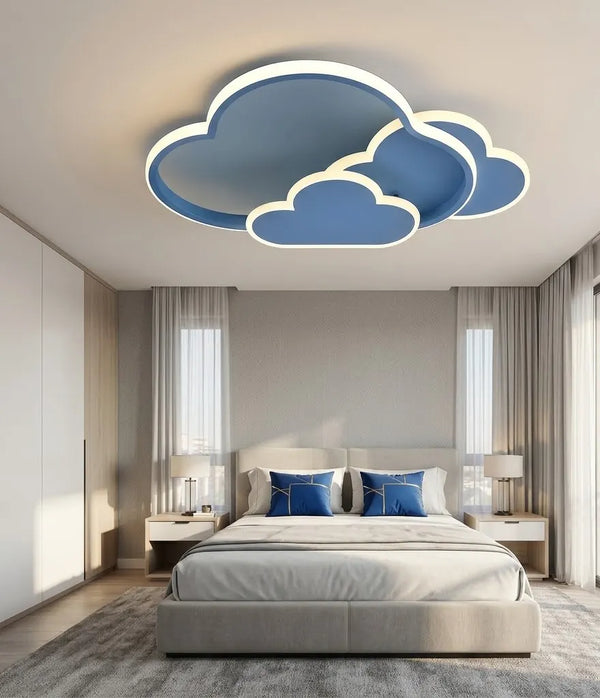 Lustra LED Simona cu telecomanda 2x43W, lumină reglabilă 3000K–6500K, 500×350×80 mm, finisaj alb modern