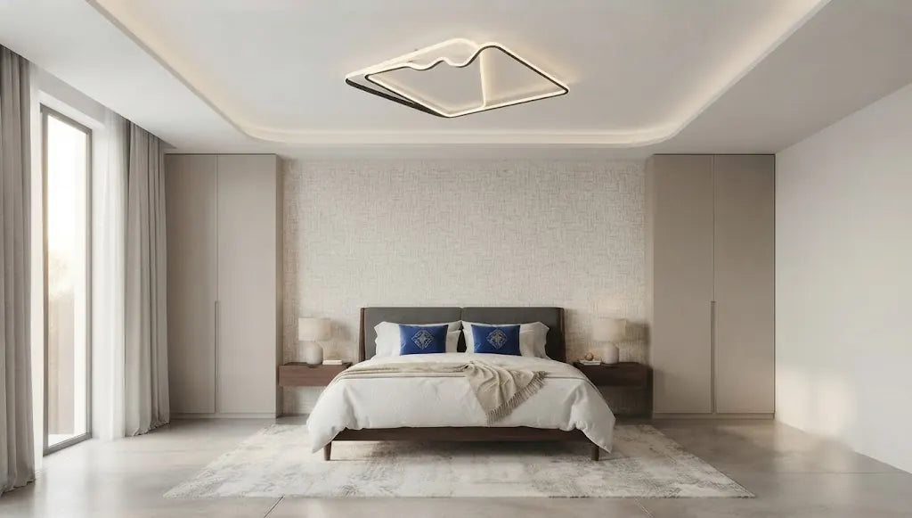 Lustra Telecomanda Atena 80x2w Culoare 3000K-4000K-6500K Dimensiuni 520x520x130mm