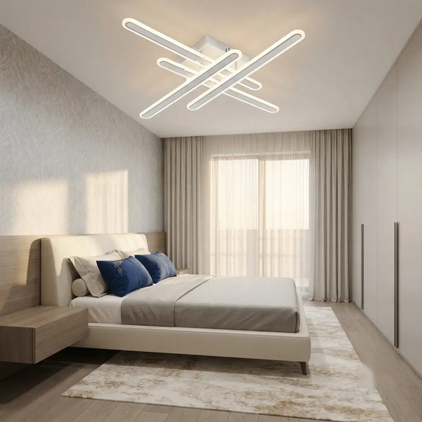 Lustra LED Porto cu telecomanda,, amb