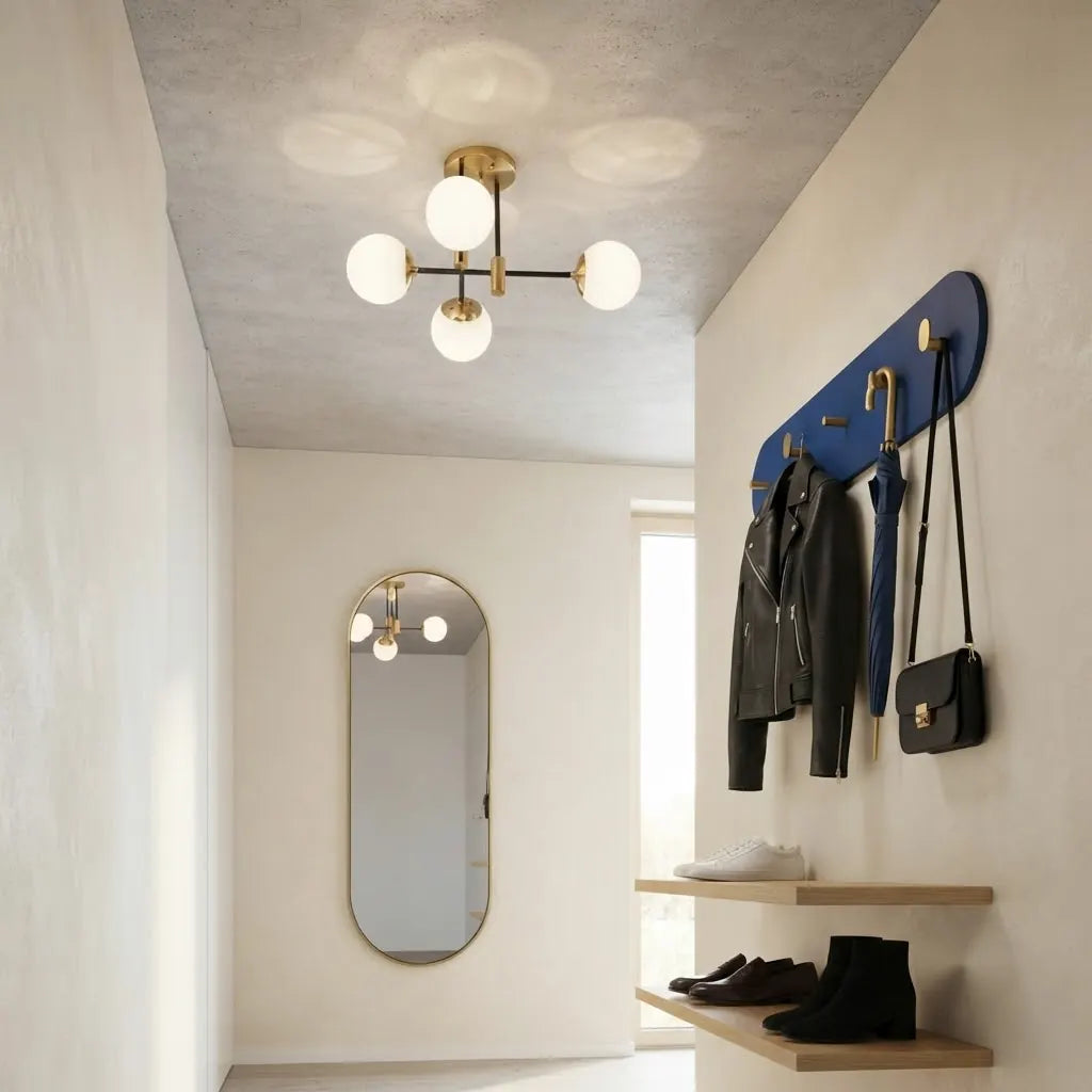 Pendul LED Praga – 4xE27, Ø580 mm, Stil Retro-Chic