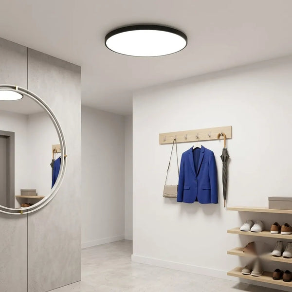 Plafoniera LED Venetia 27cm 20W Lumina Rece, Negru