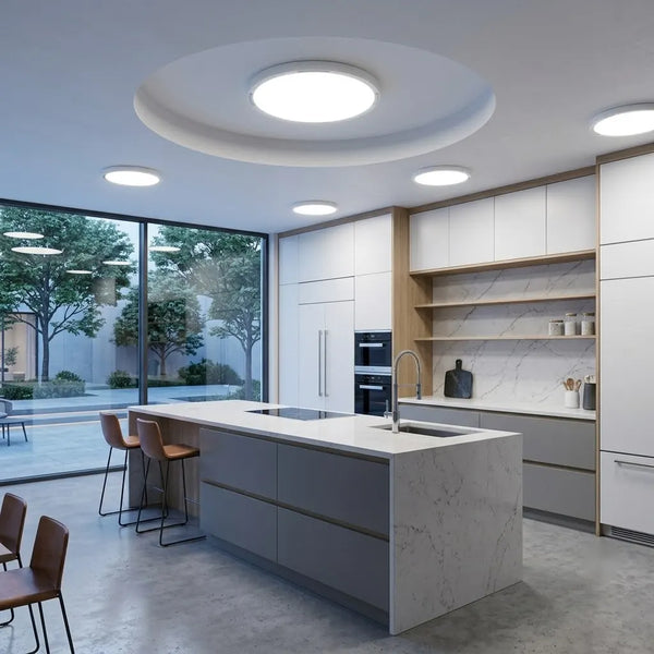 Plafoniera LED Sofia rotunda, Ø460 mm, 96W, 6500K,